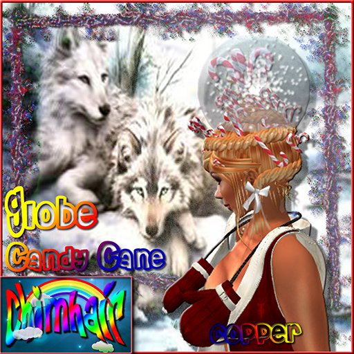 %.:ChimHair:.% Globe Candy Cane Copper