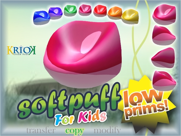 K RIO K  - Soft Puff kids (pink)
