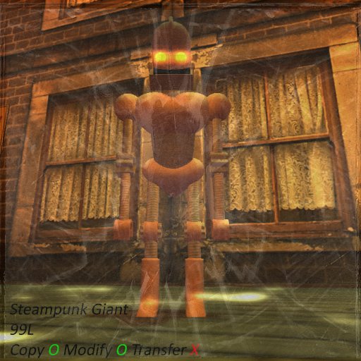 Steampunk Giant Statue