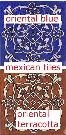 Mexican tiles oriental pack - 2 textures