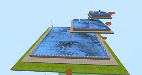 Second Life Marketplace - SELO POOLS SET-3 SQUARE POOLS (MP)