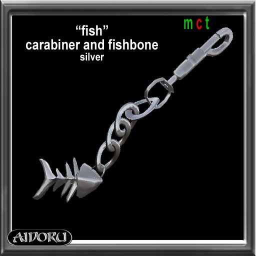 AIDORU "fish carabiner" for guyz