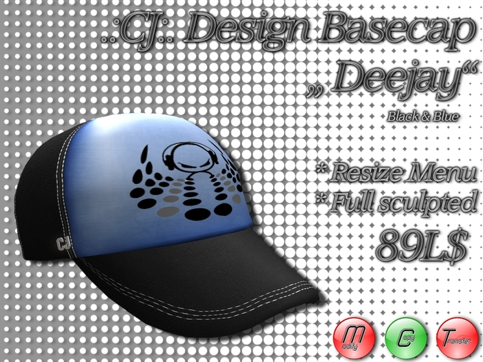 Basecap DJ Blue