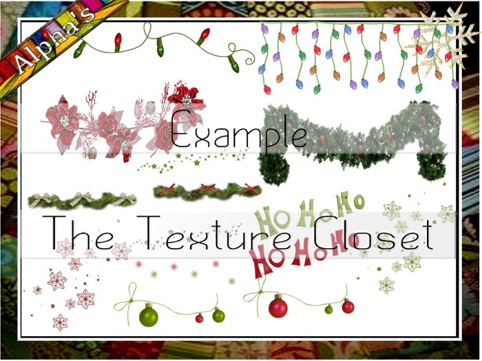TTC - Christmas Garland Alpha's - 1