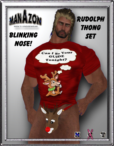 ManAzon - Rudolph Thong Set (Red)
