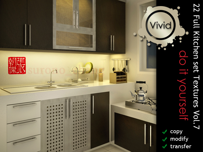 vivid - full kitchen set pack7