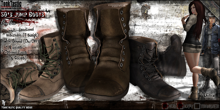 TonkTastic - 50's Jump Boots [Big Box]