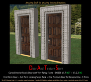 Rustic Castle Door, Rustic House Door, Antique Interior Door, Mediterranean Villa Door, Old spanish Castle Door D0338