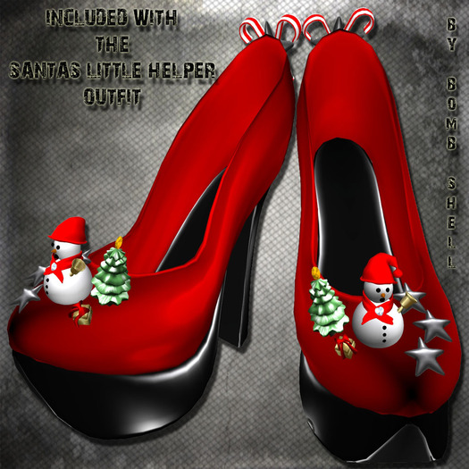 :::Bomb Shell::: Santas Little Helper High Heels