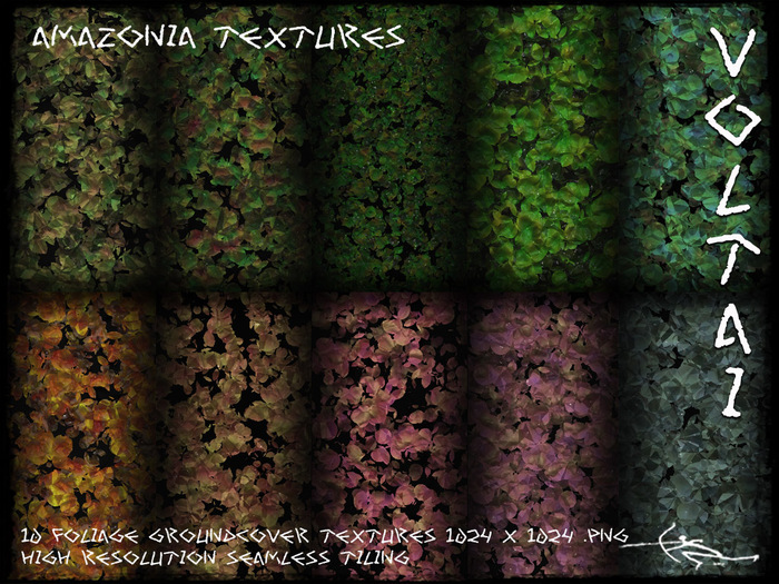 Voltai Amazonia Textures - Groundcover Textures Full perm