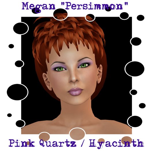 Megan Skin, Persimmon Shade, Pink Quartz/Hyacinth
