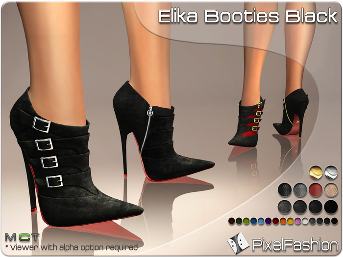 :)(: Elika Booties Black ( Suede Boots )