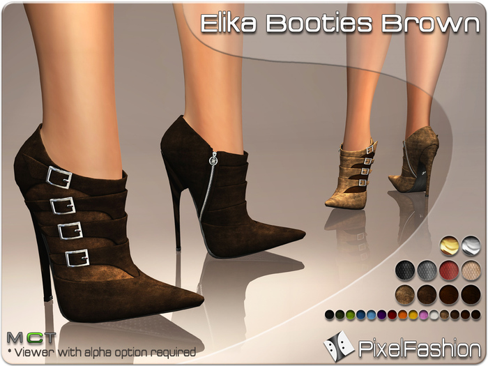 :)(: Elika Booties Brown ( Suede Boots )