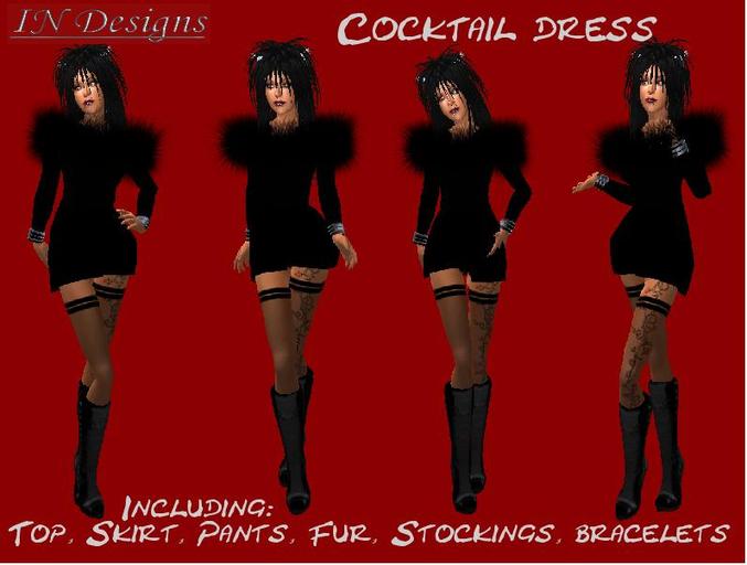:IN Designs: Black Cocktail Dress