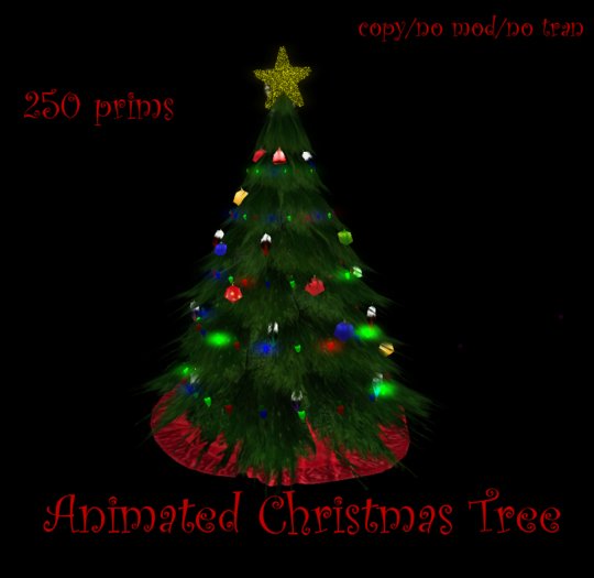 Animated Sculpted Christmas Tree