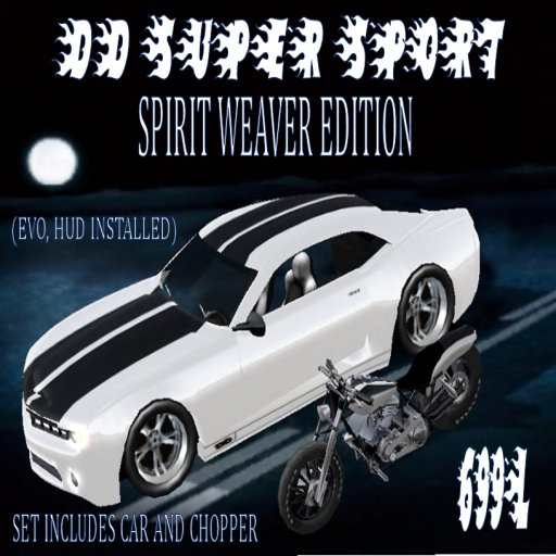 DD SUPERSPORT (Spirit Weaver Edition) Car & Chopper