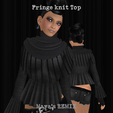 Maya's REMIX Fringe Knit Top