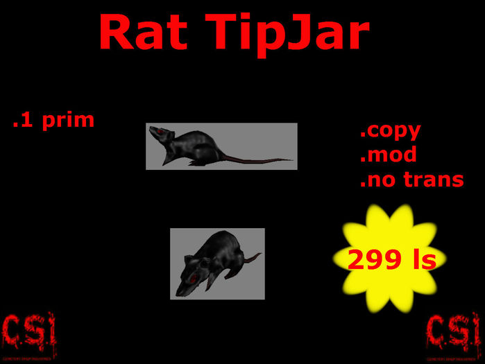 Rat TipJar (box)