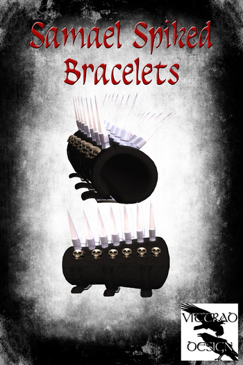 Samael spiked bracelets 