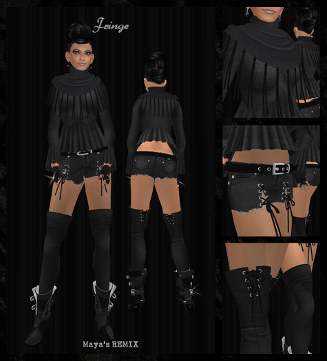 ! Maya's REMIX  Fringe/outfit (boxed)