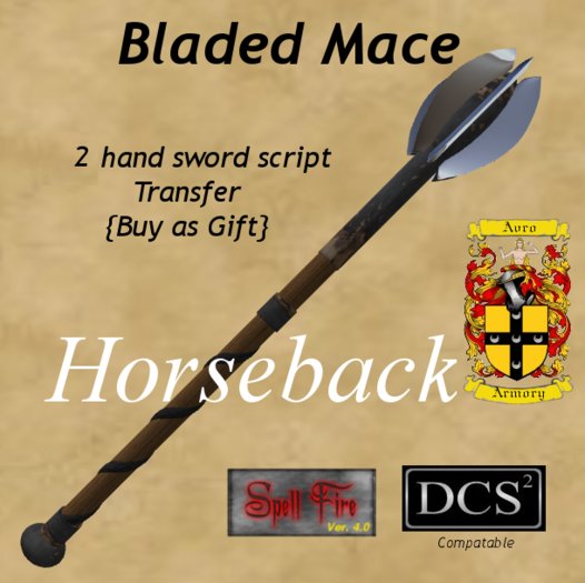 Horseback 6 Blade Mace