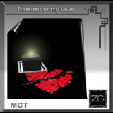 ZC Remember my Love Candle - black
