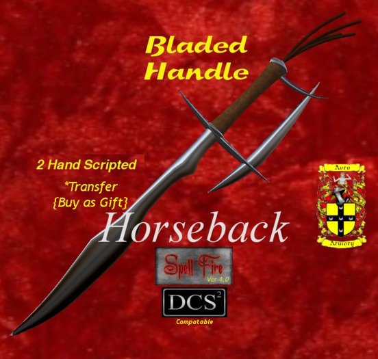 Horseback Bladed Handle