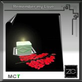 ZC Remember my Love Candle - green