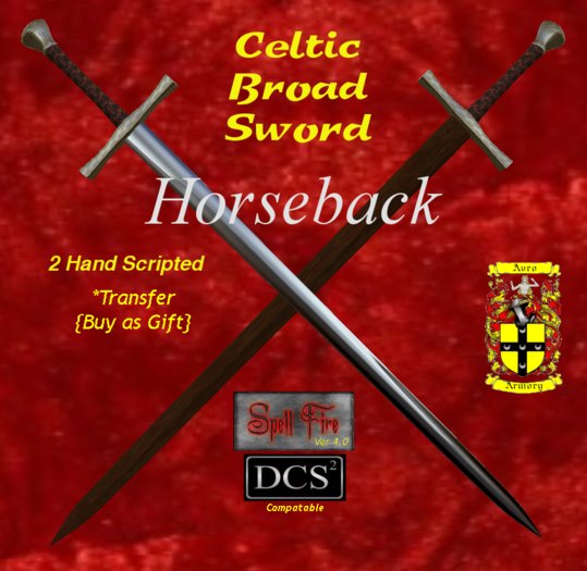 Horseback Celtic Sword