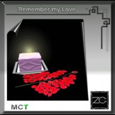 ZC Remember my Love Candle - rose
