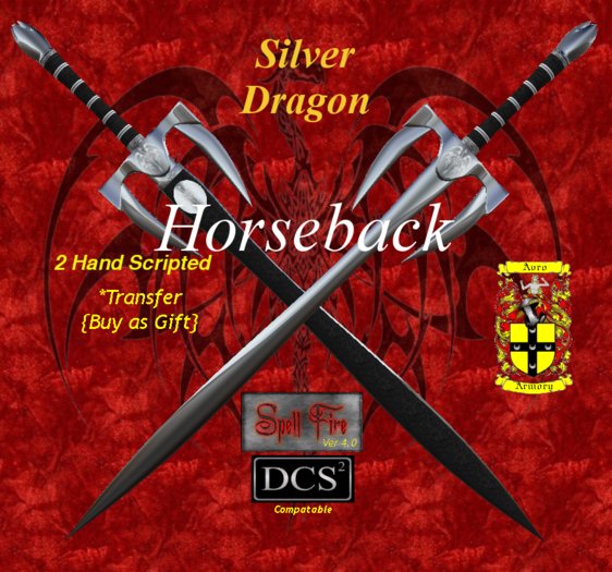 Horseback Silver Dragon