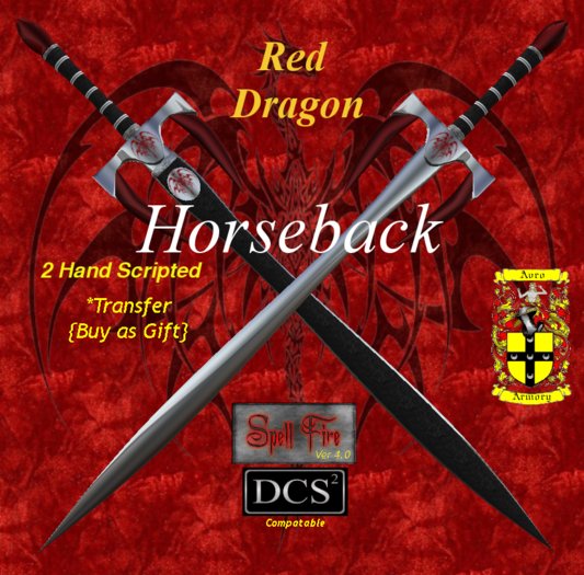 Horseback Red Dragon
