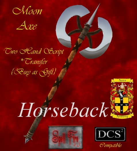 Horseback Moon Axe