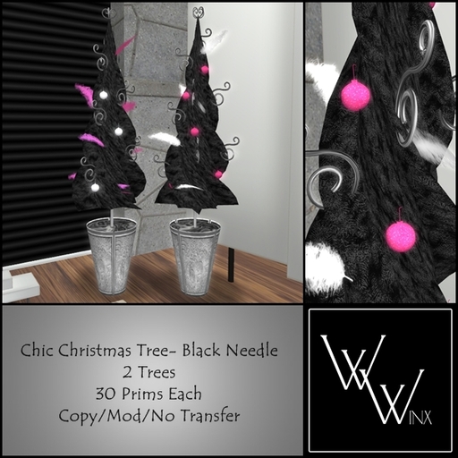 W. Winx-Chic Christmas Trees-Black Fir