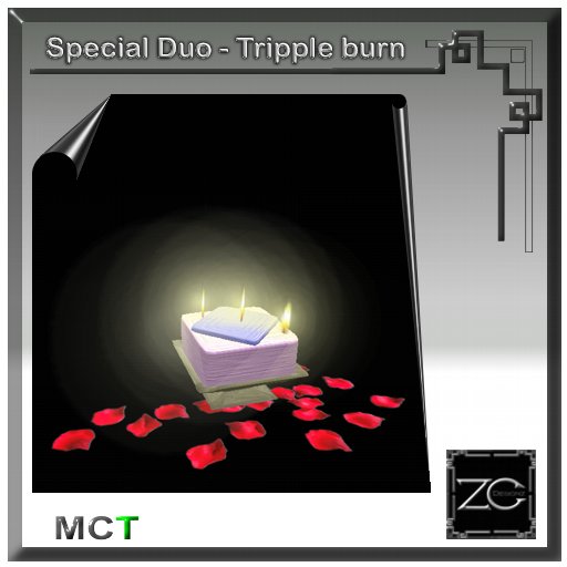 ZC Special Duo - Tripple Burn Candle - bluerose