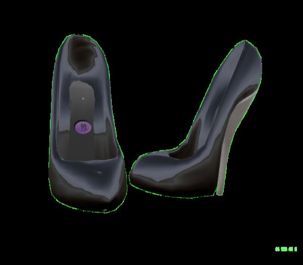 (PB)High Heeled Pumps Black