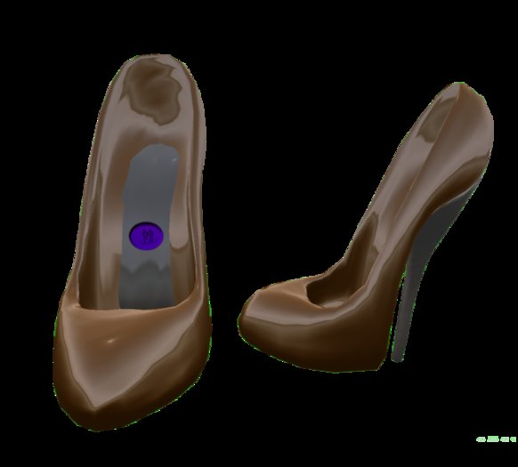 (PB)High Heeled Pumps Brown