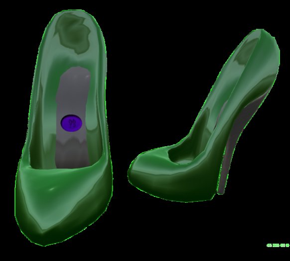 (PB)High Heeled Pumps Green