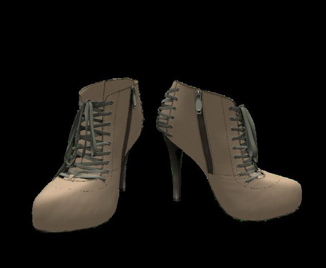 (PB)LACED ANKLE BOOT  BIEGE