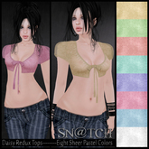 :::Sn@tch Daisy Redux Sheer Tops:::