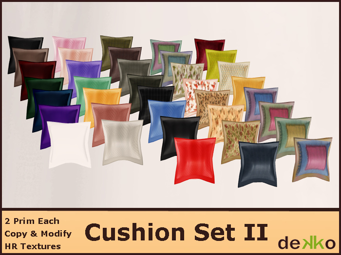 dekko - Zen Cushion  Set II