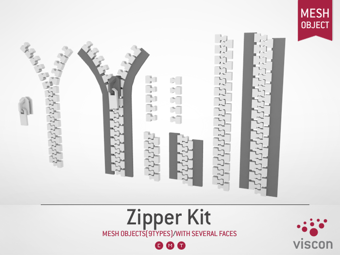 Viscon* Mesh Zipper Kit