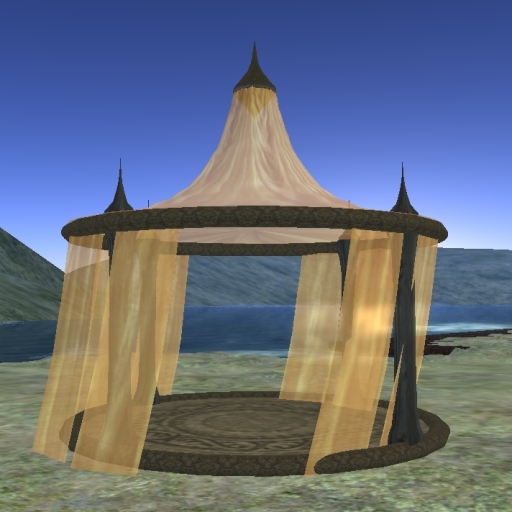 Gazebo, fabric ~ earthtone