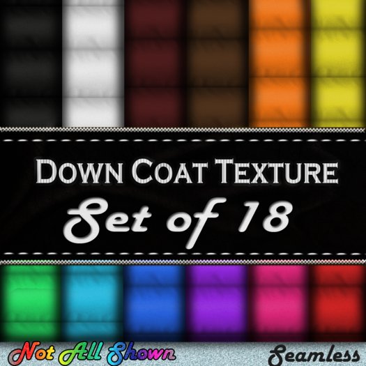 Down Feather Coat Textures