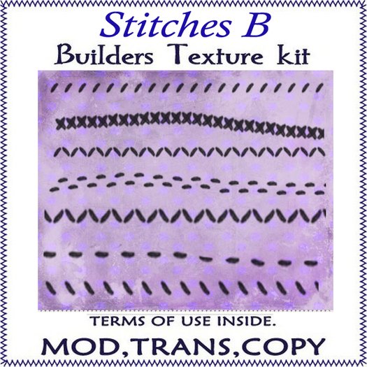 STITCHES FOR CLOTHES- texture pack for builders / clothes designers b