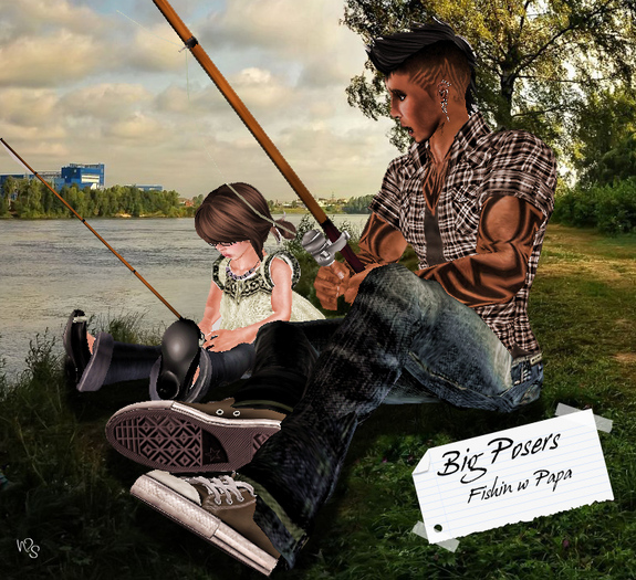 *Little Posers* Fishing With Papa