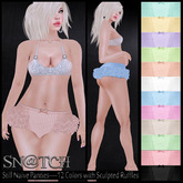 :::Sn@tch Still Naive Ruffled Panties:::