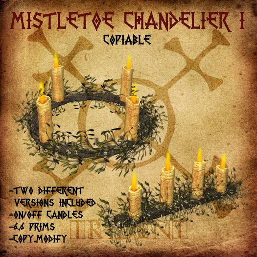 Mistletoe Chandelier I