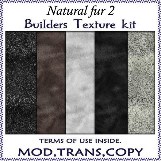 NATURAL FUR SEAMLESS- texture pack for builders / clothes designers 2