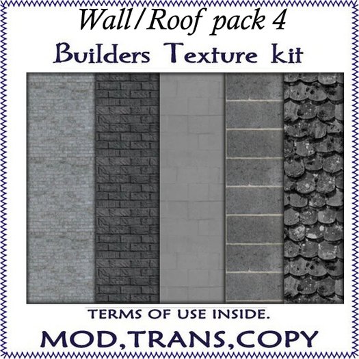 ROOF WALL SEAMLESS TEXTURES- texture pack for builders / clothes designers 4